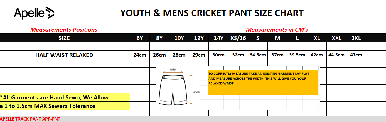 Mount Compass Cricket Club Playing Pants with Club Branding (AP250529)