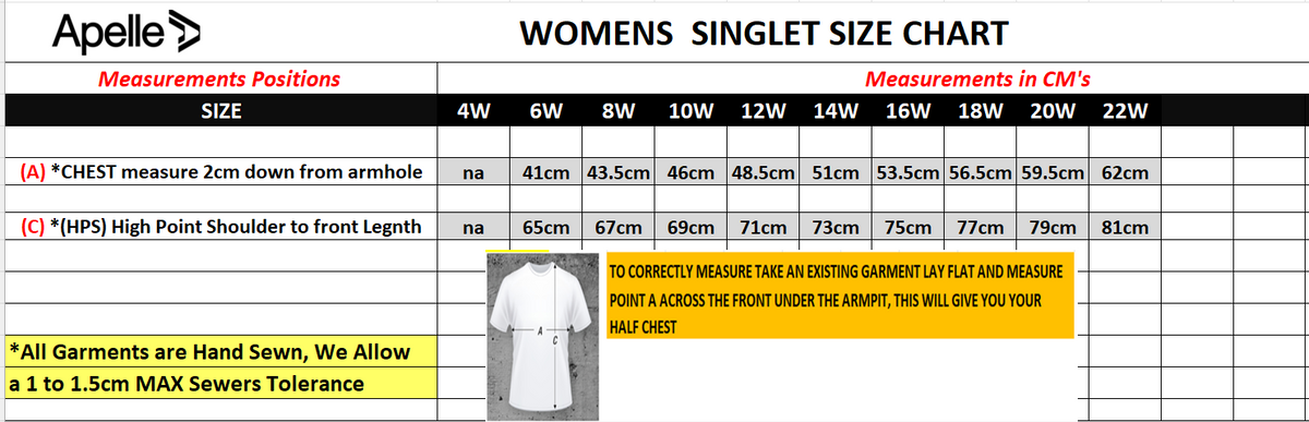 LYNDOCH TENNIS CLUB SUBLIMATED SINGLET WOMENS (AP250609)
