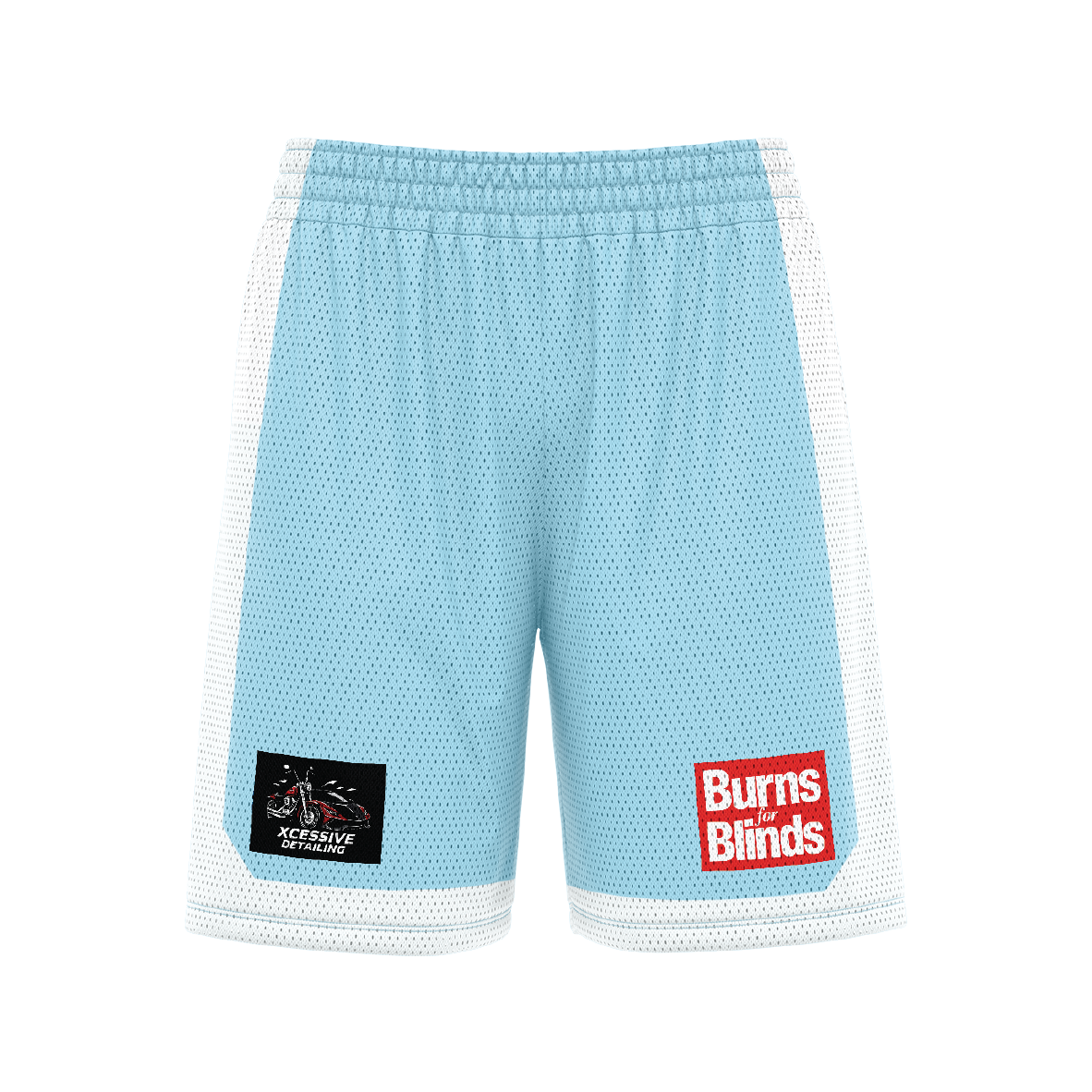 RAMS PLAYER SHORTS STRAIGHT LEG BLUE WHITE (AP250352)