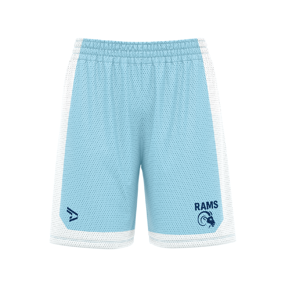 RAMS PLAYER SHORTS STRAIGHT LEG BLUE WHITE (AP250352)