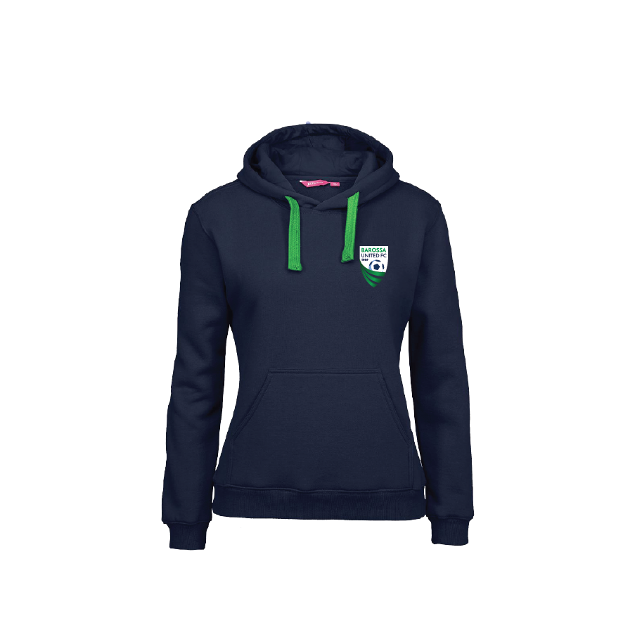 BAROSSA UNITED FOOTBALL CLUB - FLEECY HOODIE - WOMEN (AP220360)