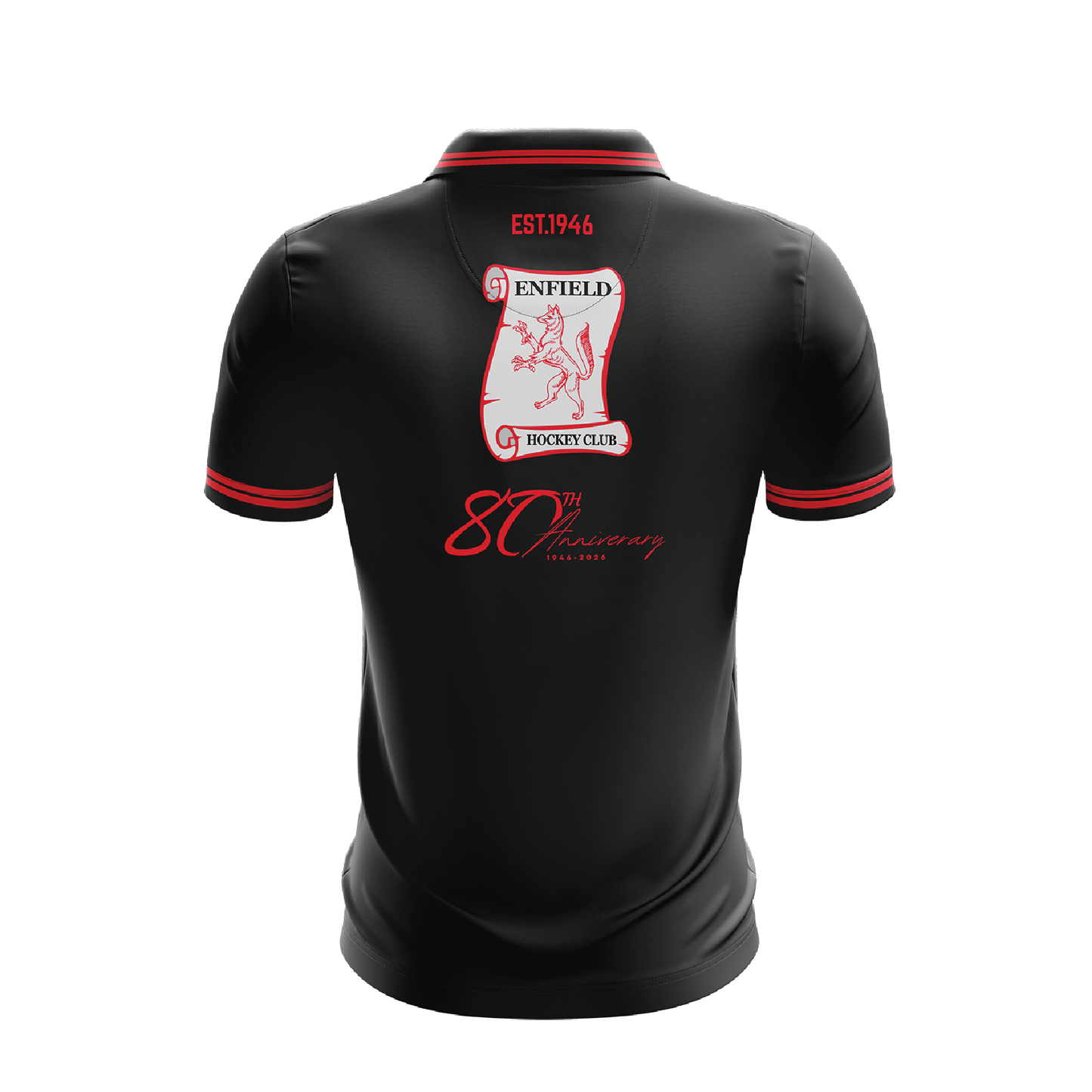 ENFIELD HOCKEY CLUB POLO - BLACK (AP250435)