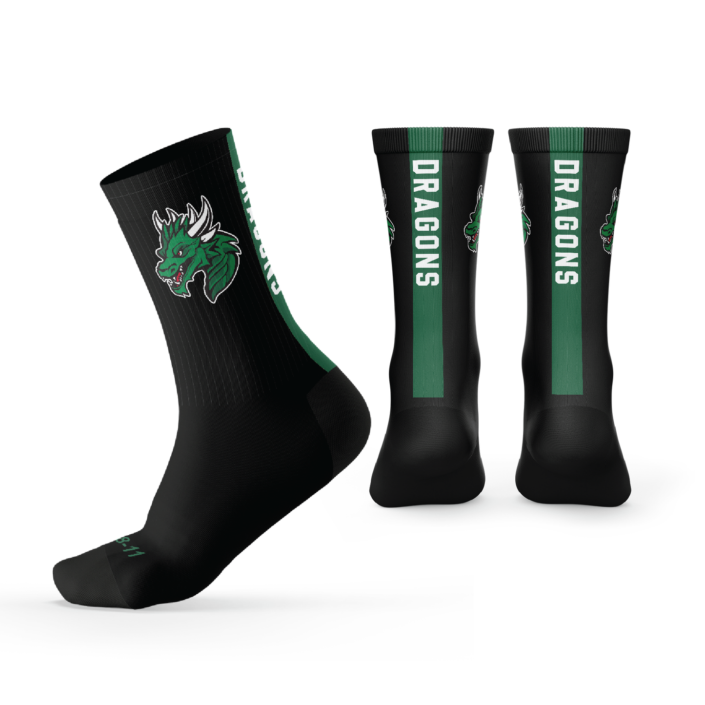 GREENACRES TENNIS CLUB SOCKS BLACK (AP240483) ***PURCHASE FROM CLUBROOMS ONLY***
