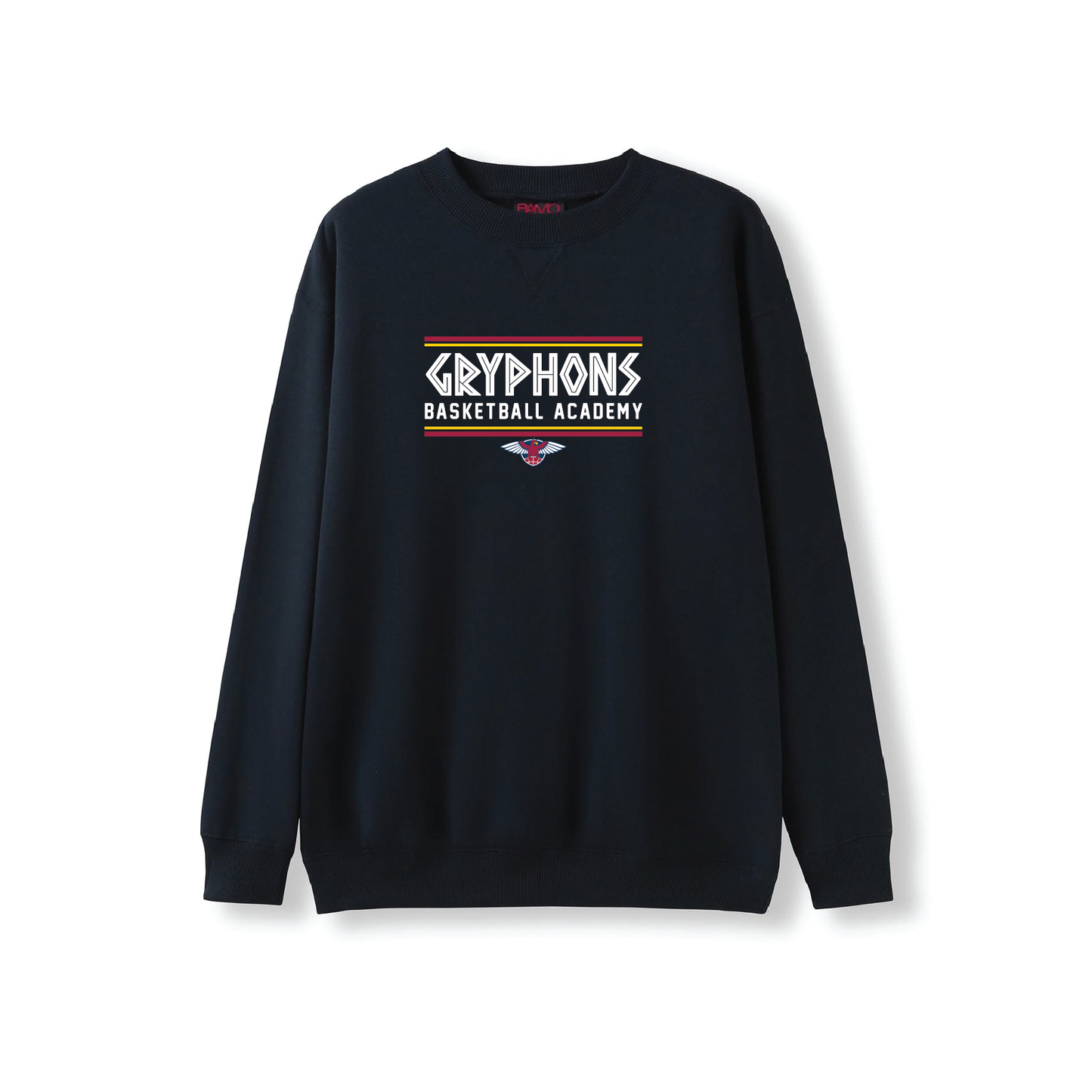 GRYPHONS BASKETBALL CREW NECK JUMPER NAVY (AP250570)