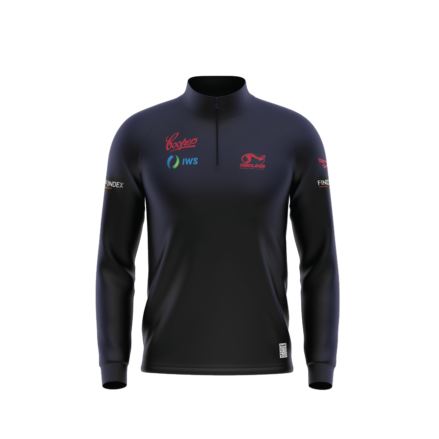 U18s PLAYER /TRAINER/STAFF - 1/4 Zip Long Sleeve Top