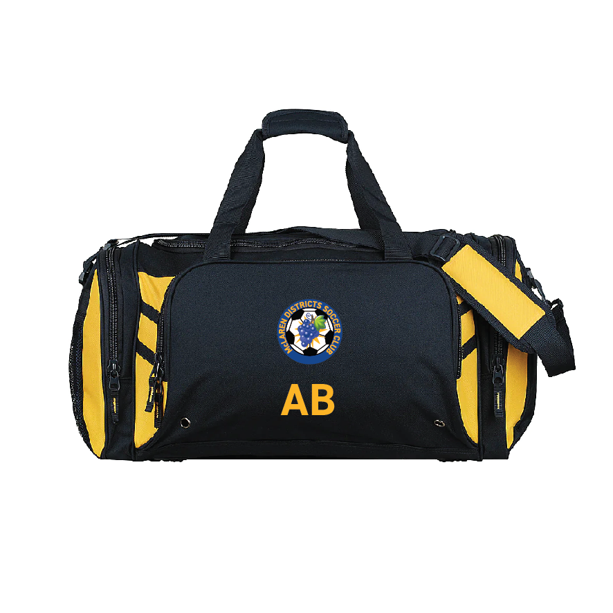 McLAREN DISTRICT SOCCER CLUB - SPORTS BAG WITH INITIALS (AP260020)