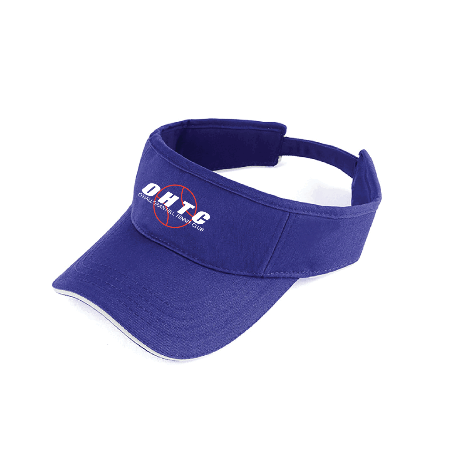 O"HALLORAN HILL TENNIS CLUB VISOR - ROYAL (AP250662)