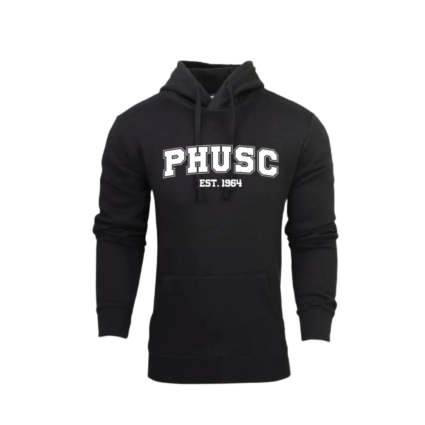 PARA HILLS UTD SC HOODED SWEAT PHUSC LOGO BLACK (AP240345)