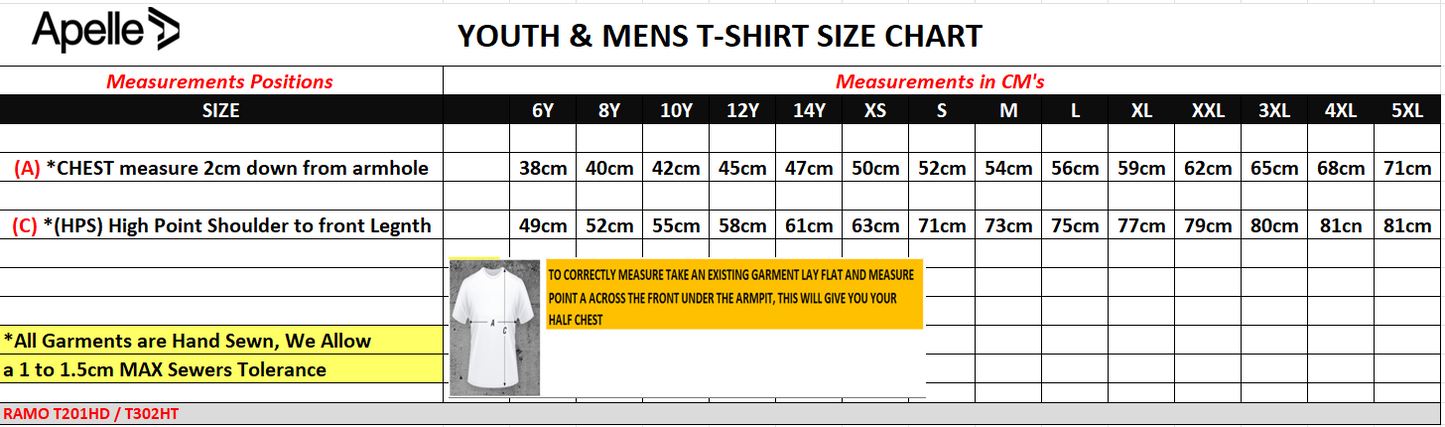 PARA HILLS UTD SC TEE - COLLEGIATE LOGO - SNOW MARLE (AP260052)