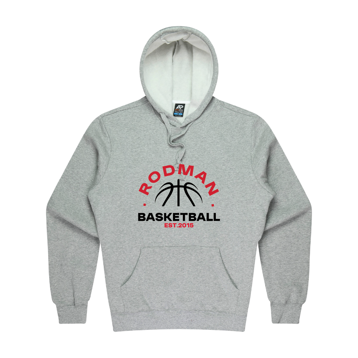 Rodman Basketball Club Hoodie #3 Grey Marle (AP250544)