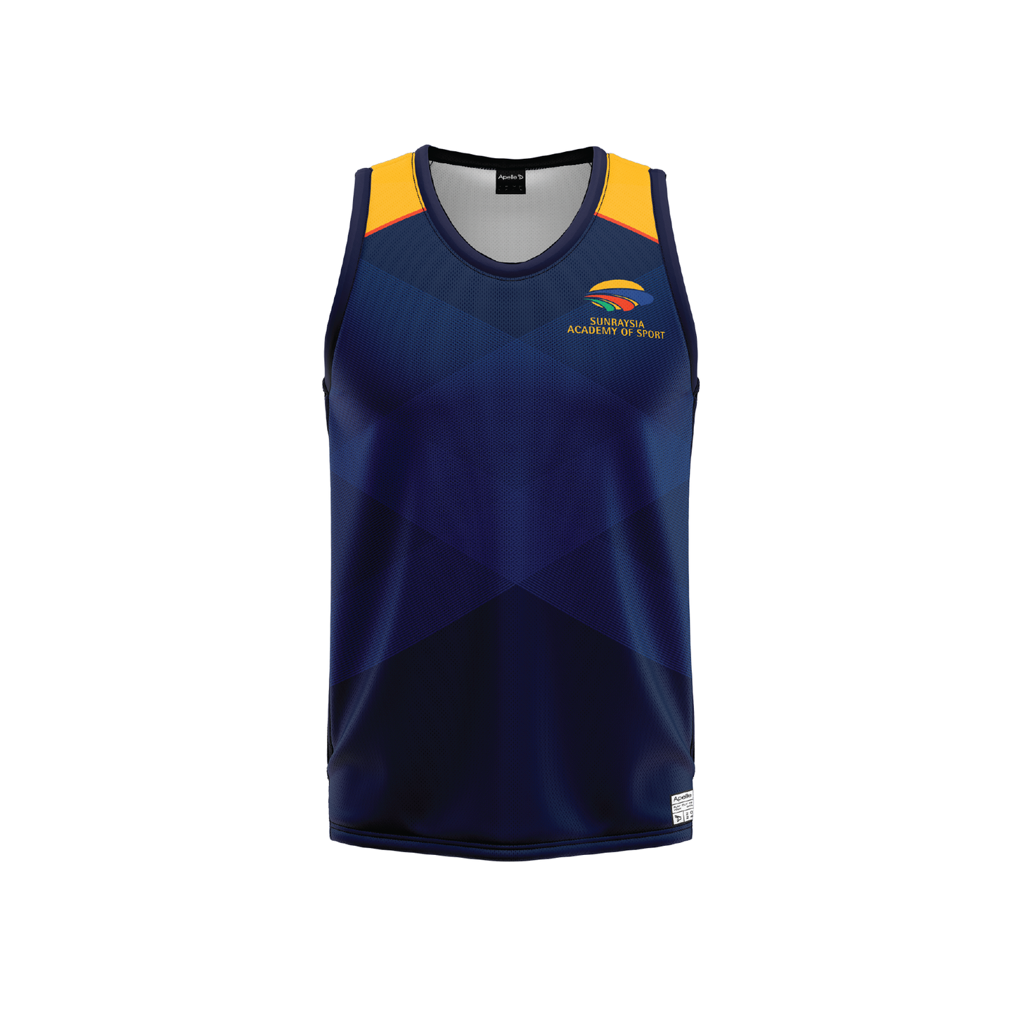 SUNRAYSIA ACADEMY OF SPORT TRAINING SINGLET - GENERAL MERCHANDISE MENS (AP240074)