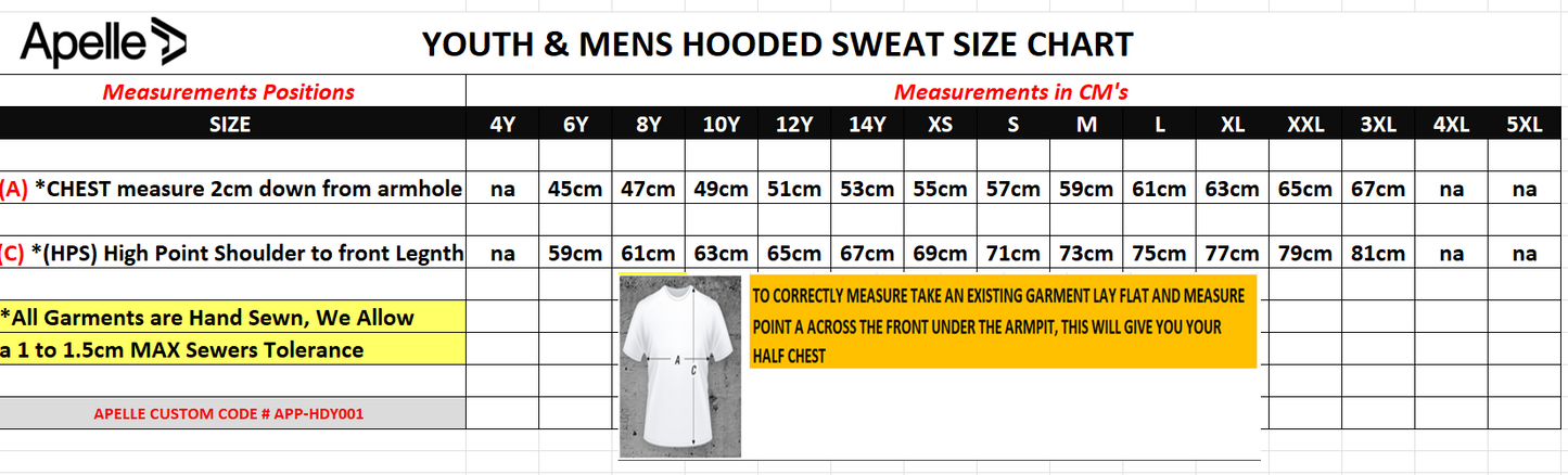 AISH FOOTBALL ACADEMY HOODED SWEAT