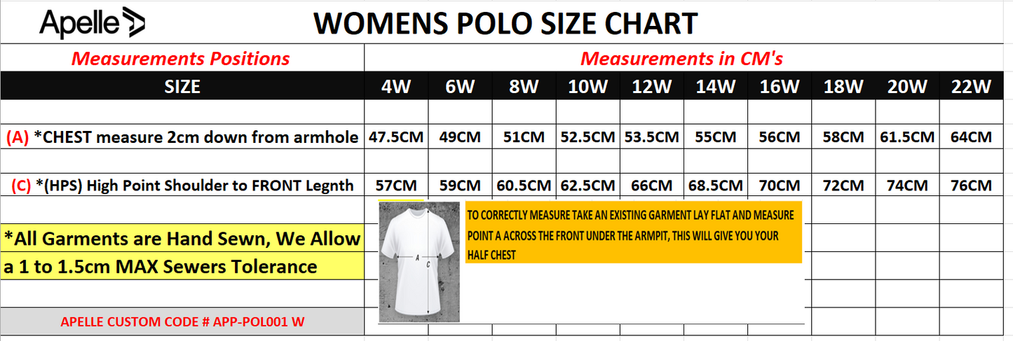 GREENACRES TENNIS CLUB - WOMENS BLACK POLO (AP240457)