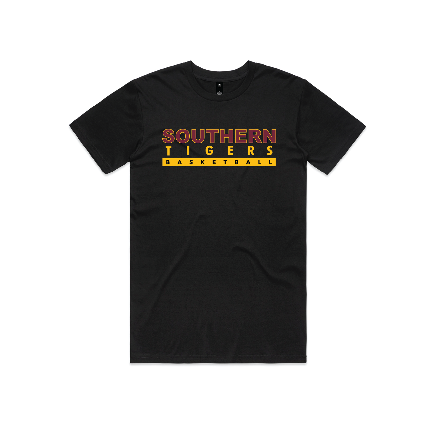 SOUTHERN TIGERS S/S BLACK TEE #3 (AP250181)