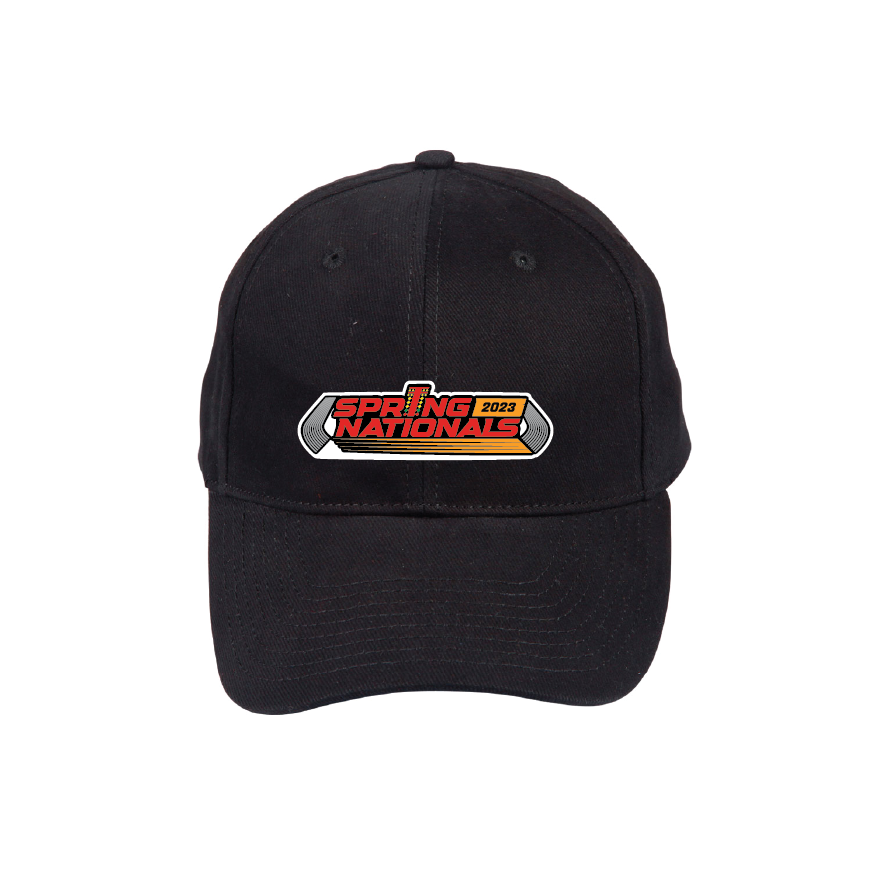 SPRING NATIONALS PEAK CAP - BLACK