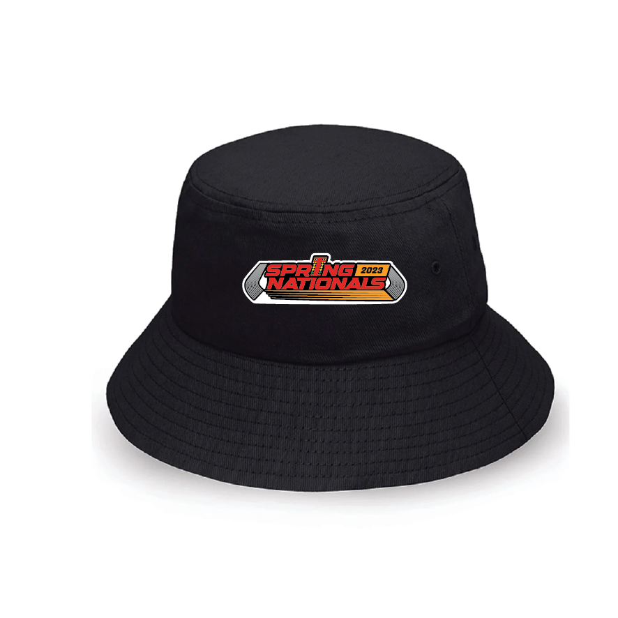 SPRING NATIONALS BUCKET HAT - BLACK