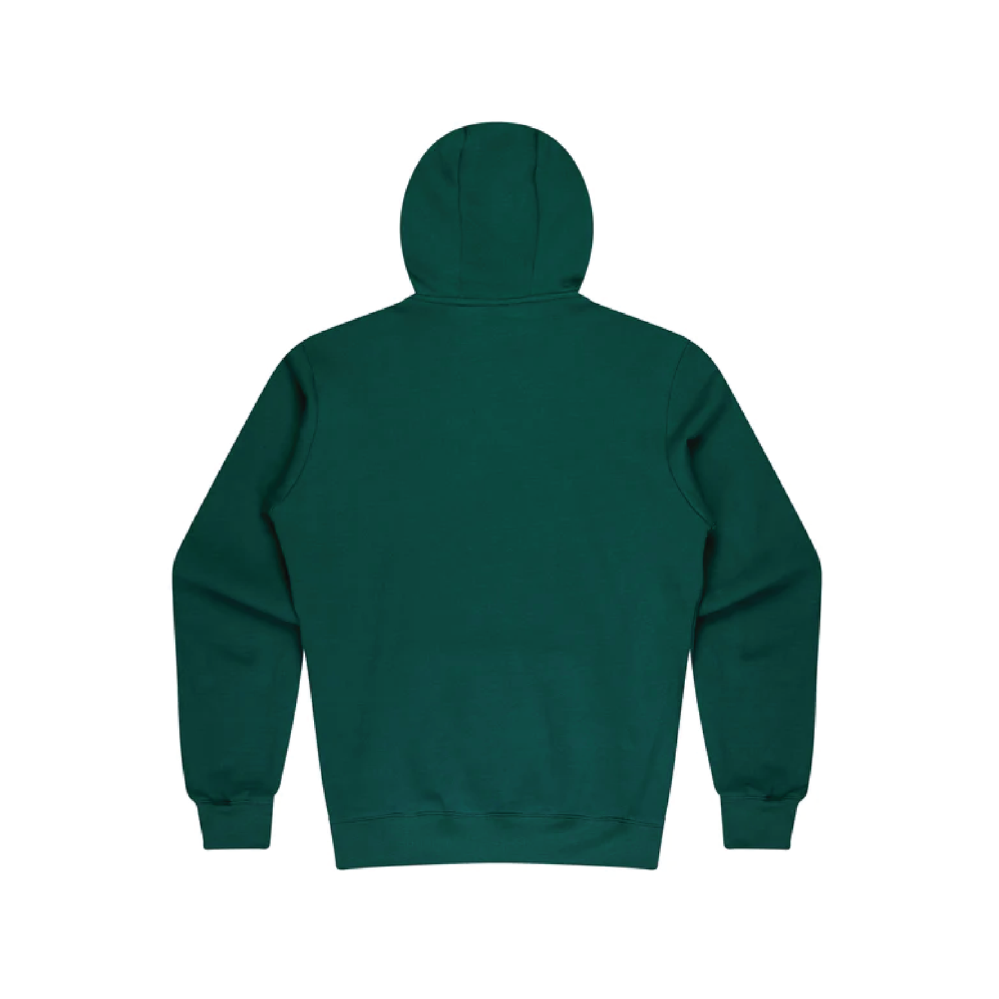 STEEL UNITED HOODED SWEAT - BOTTLE GREEN WITH WHITE LOGO (AP250235)