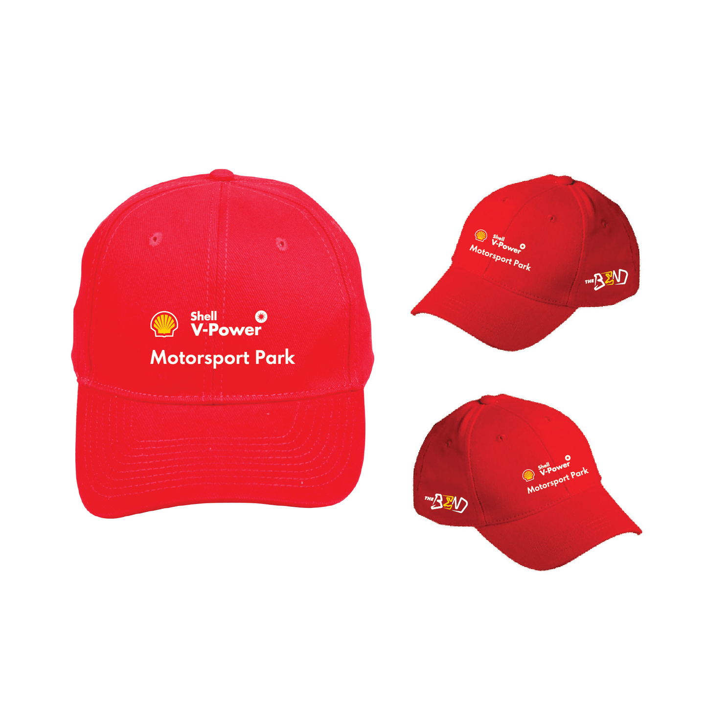 THE BEND - DRAGWAY CAP SHELL V POWER RED (AP230321)