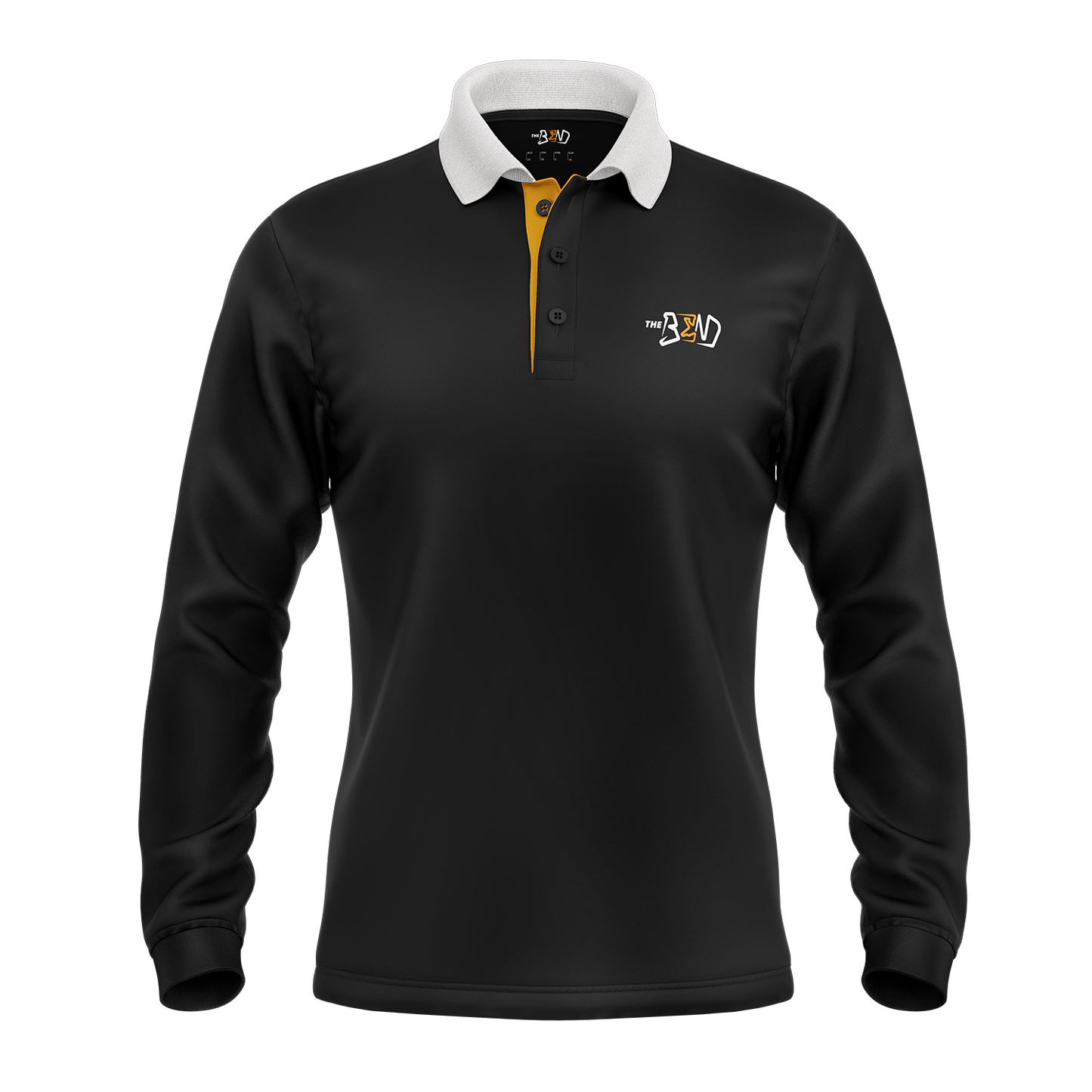 Jumpers – Rugby Top - The Bend - Mens - Black
