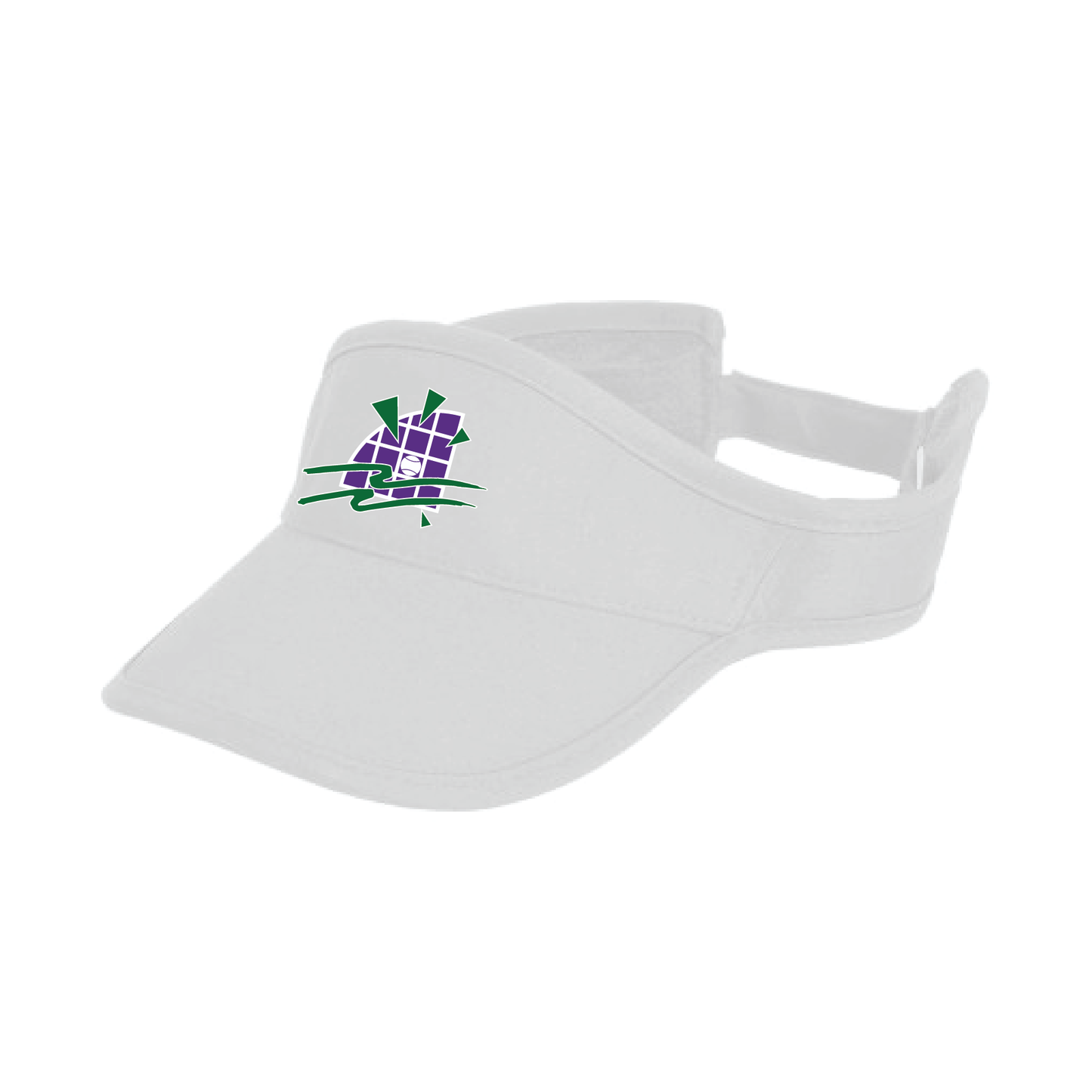 WEST LAKES TENNIS CLUB VISOR - WHITE