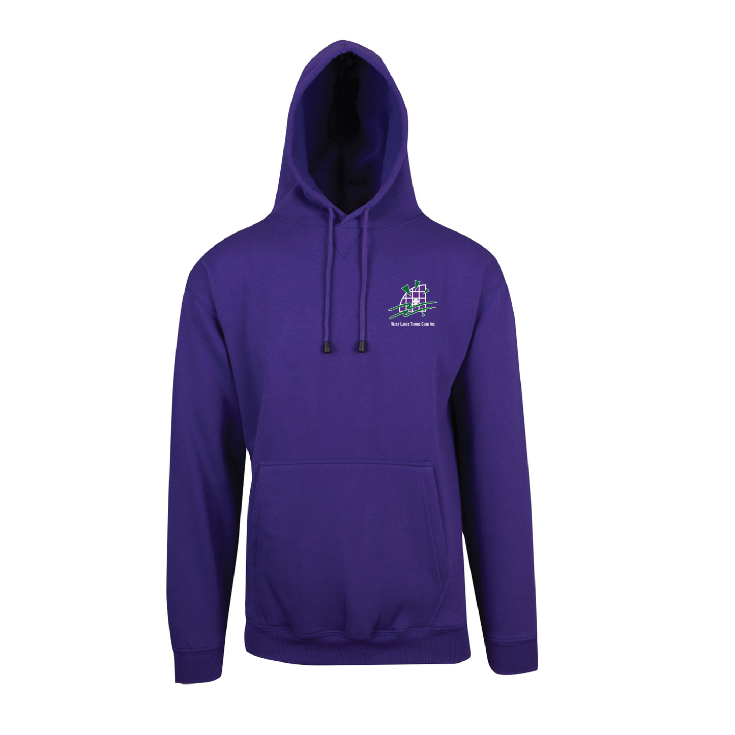 WEST LAKES TENNIS CLUB HOODED SWEAT - PURPLE