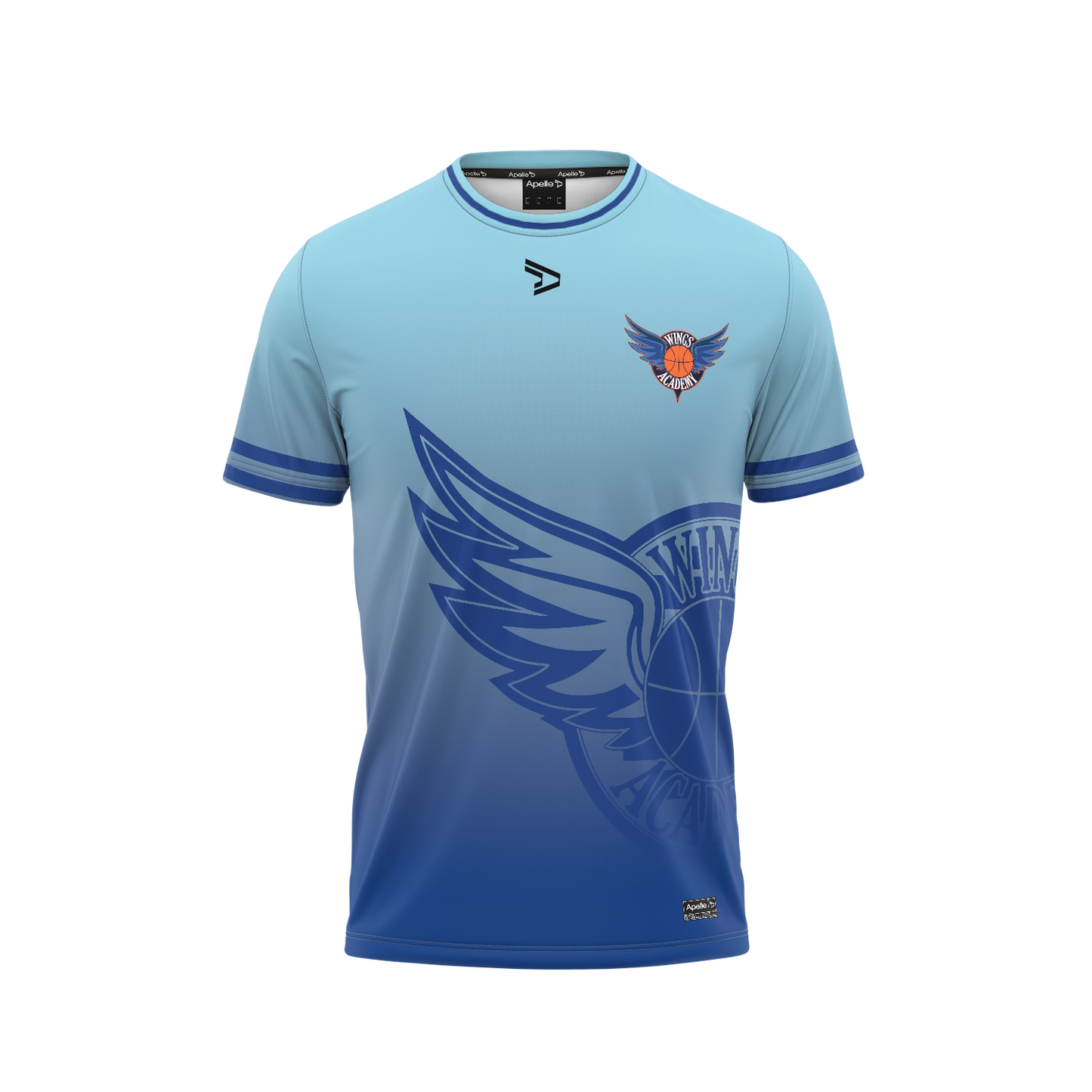 WINGS CREW NECK TRAINING TEE - BLUE