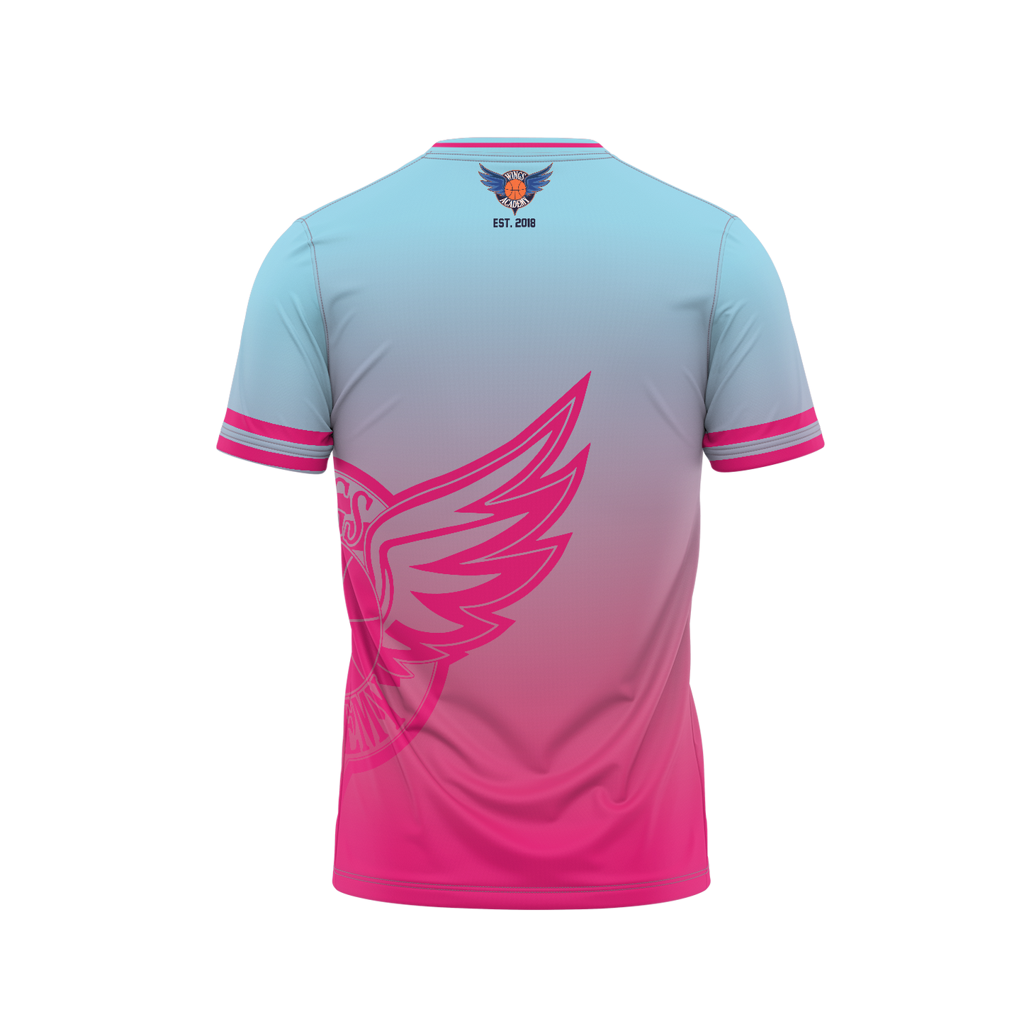 WINGS CREW NECK TRAINING TEE - PINK