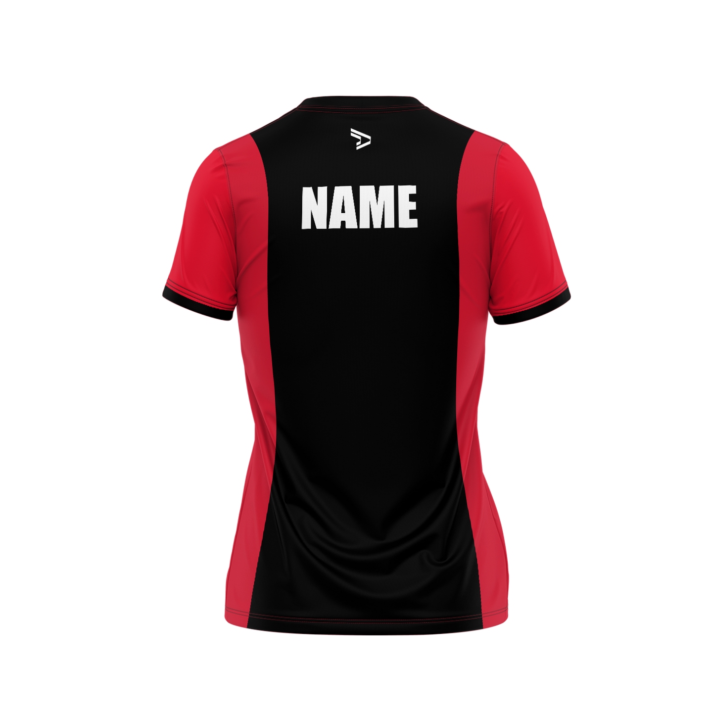 Tea Tree Gully Tennis Club Tee - Red & Black Women's