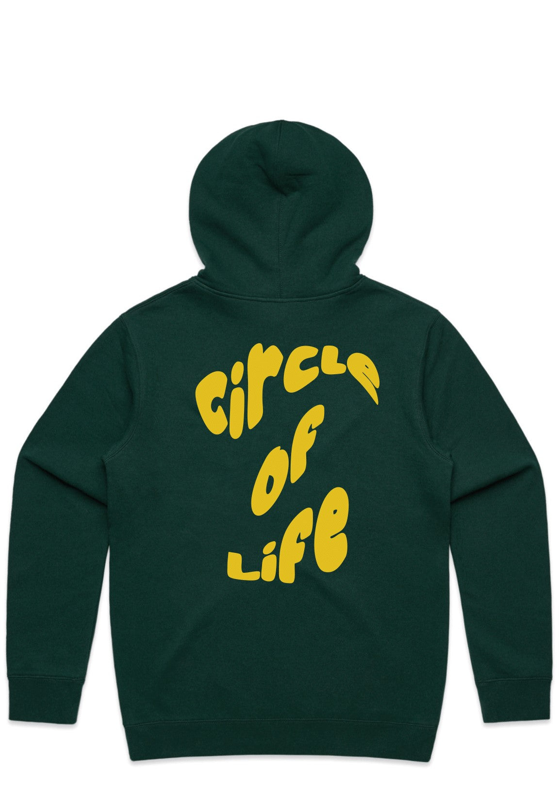CIRCLE OF LIFE - GREEN/YELLOW HOODIE PREMIUM