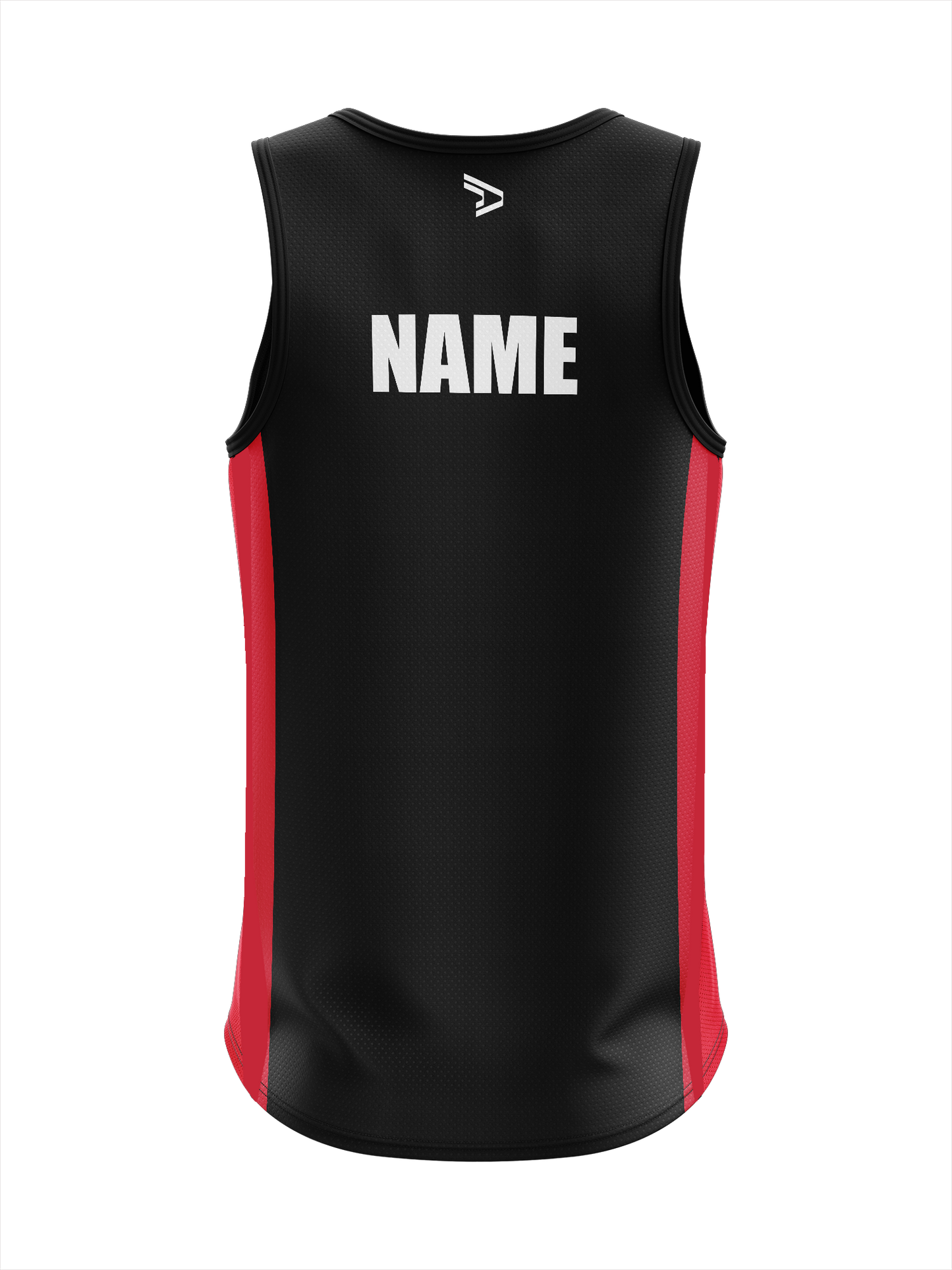 Tea Tree Gully Tennis Club Singlet - Red & Black Men's Youth (AP230180)