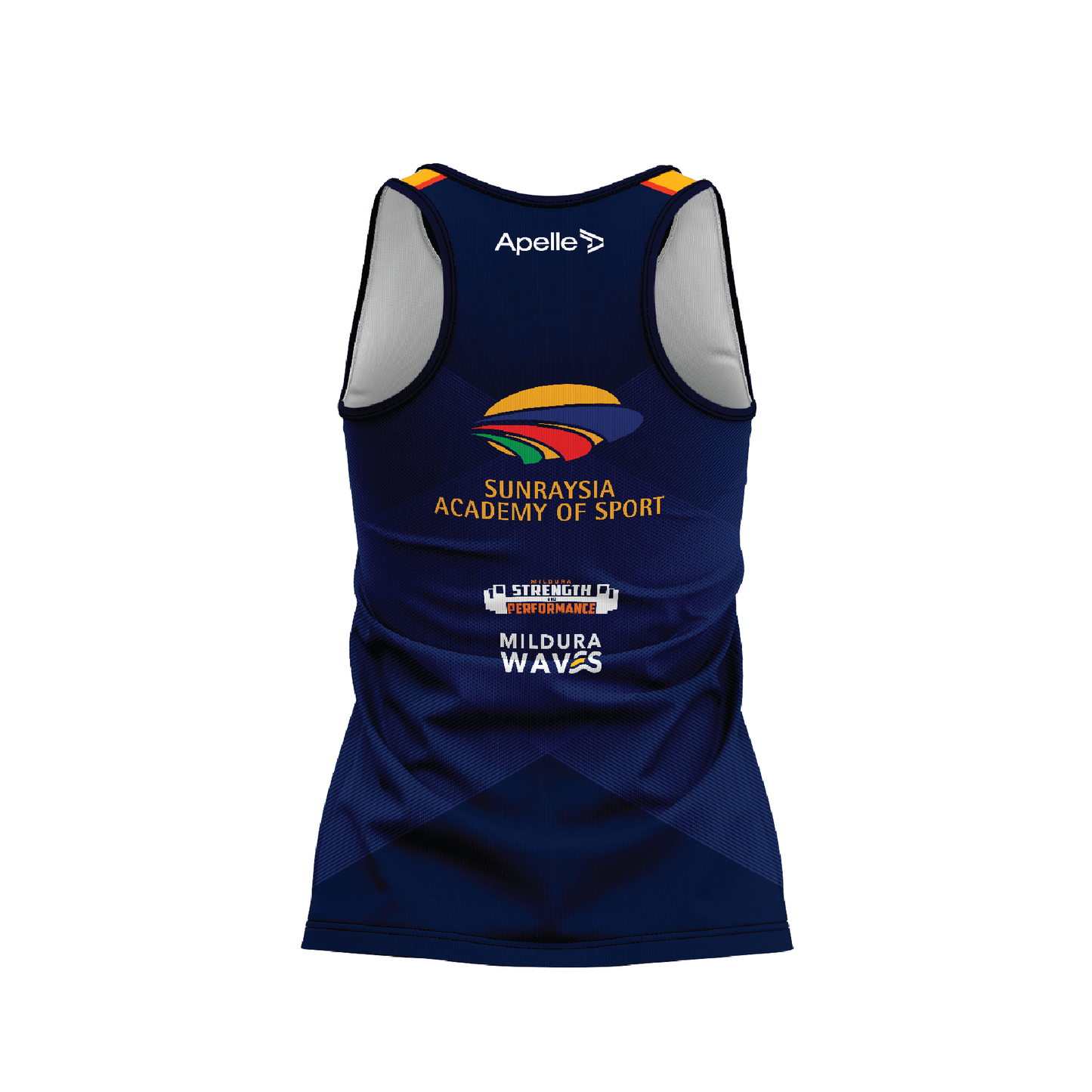 SUNRAYSIA ACADEMY OF SPORT TRAINING SINGLET - GENERAL MERCHANDISE WOMENS (AP240075)