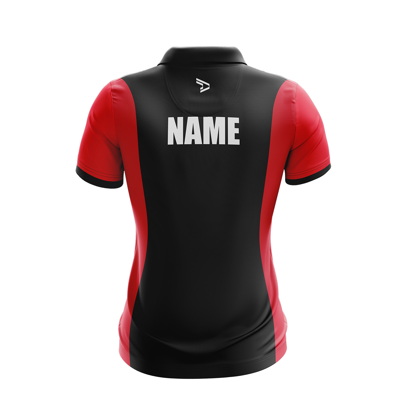 Tea Tree Gully Tennis Club Polo - Red & Black Women's (AP230182-W)