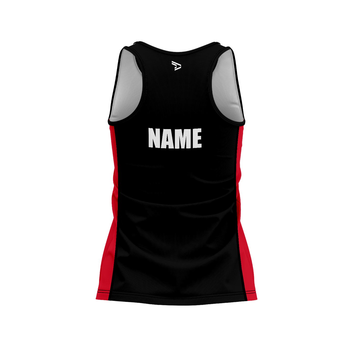 Tea Tree Gully Tennis Club Singlet - Red & Black Women's