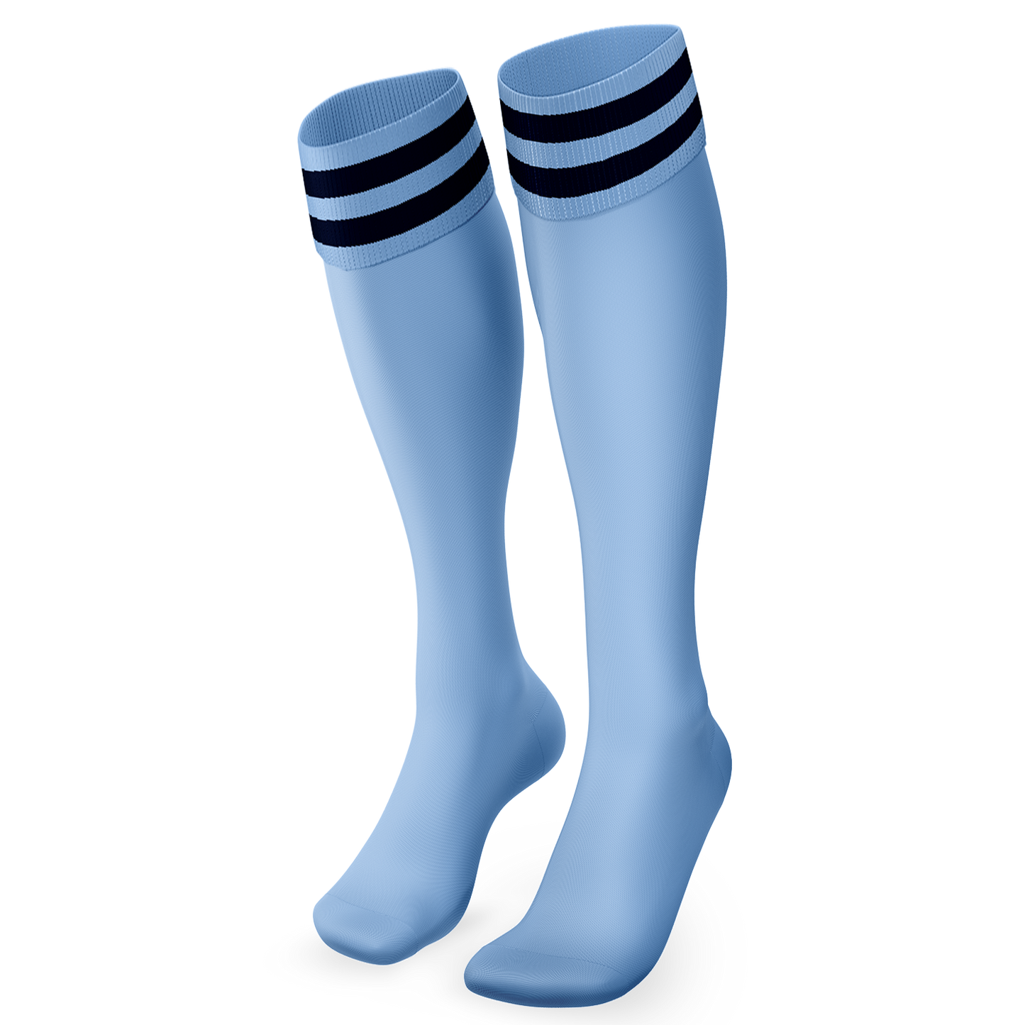 BAROSSA UNITED FOOTBALL CLUB - AWAY SOCKS SKY/NAVY (AP230491)