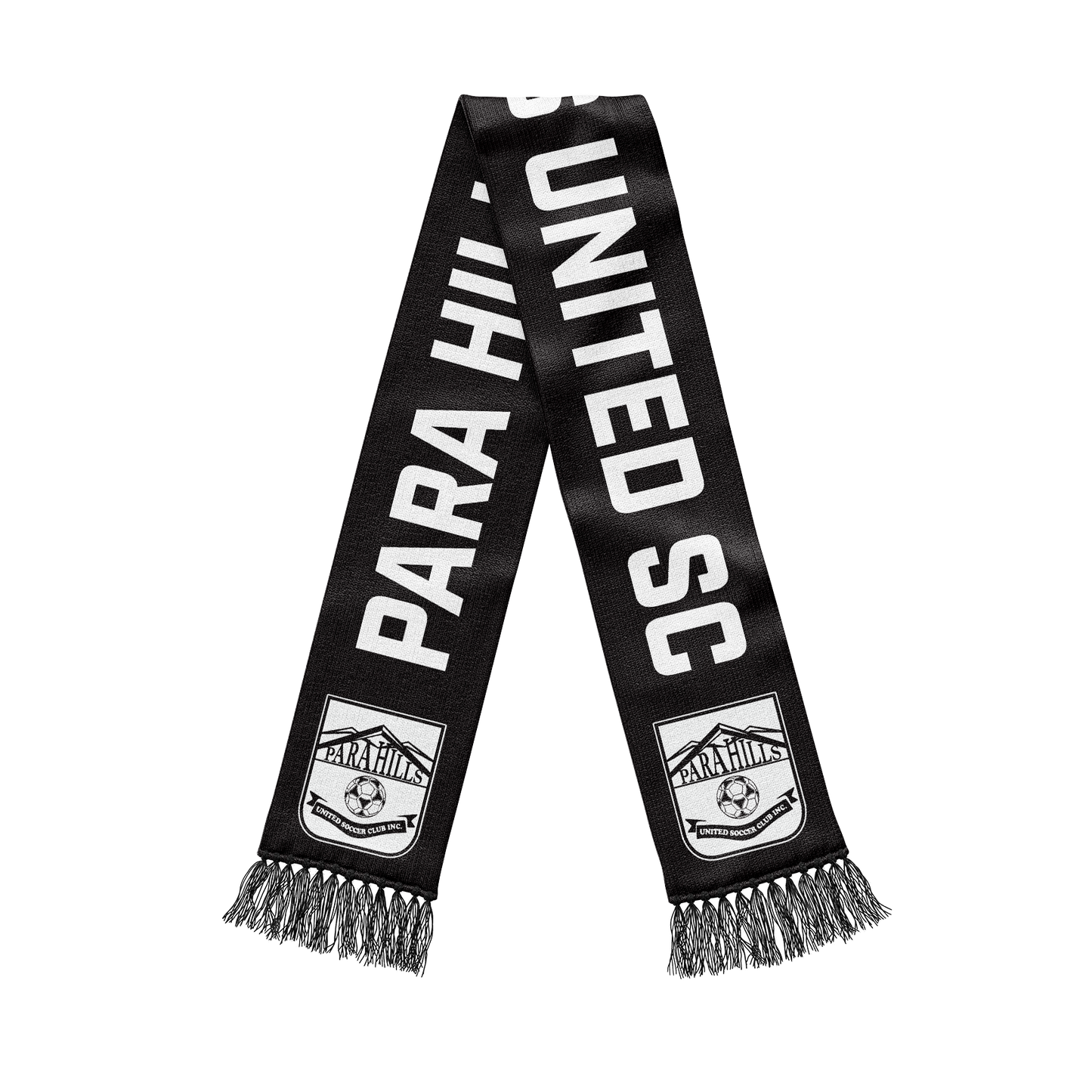 **PURCHASE FROM CLUB ROOMS ONLY ** PARA HILLS UNITED SC SUPPORTER SCARF