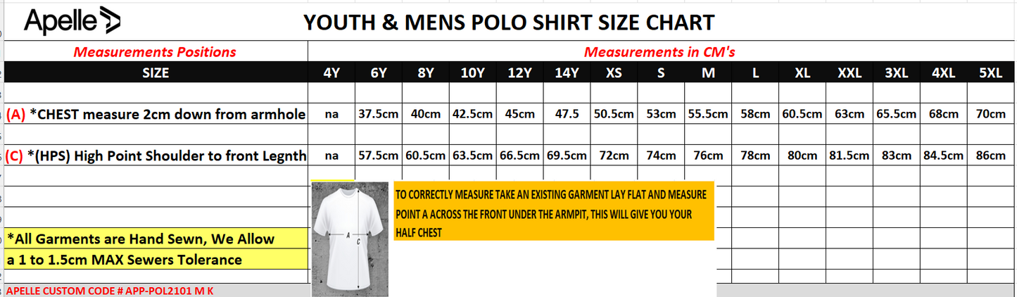 NORWOOD FLAMES - CLUB POLO SHIRT (AP220426)