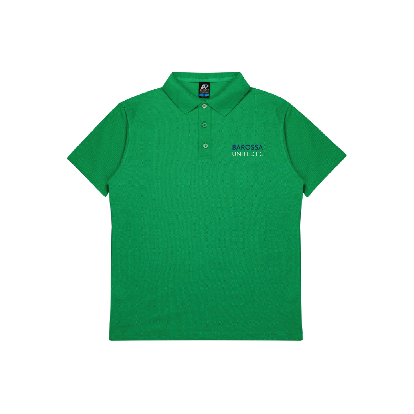 BAROSSA UNITED FOOTBALL CLUB - POLO SHIRT - KELLY GREEN