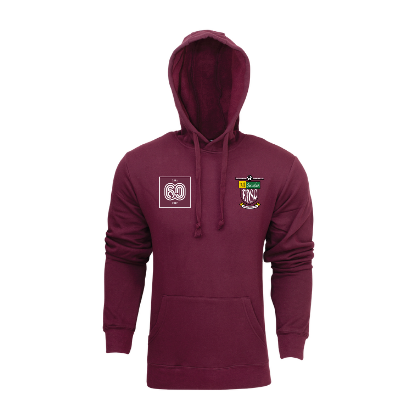 ELIZABETH DOWNS SC HOODED SWEAT - MAROON