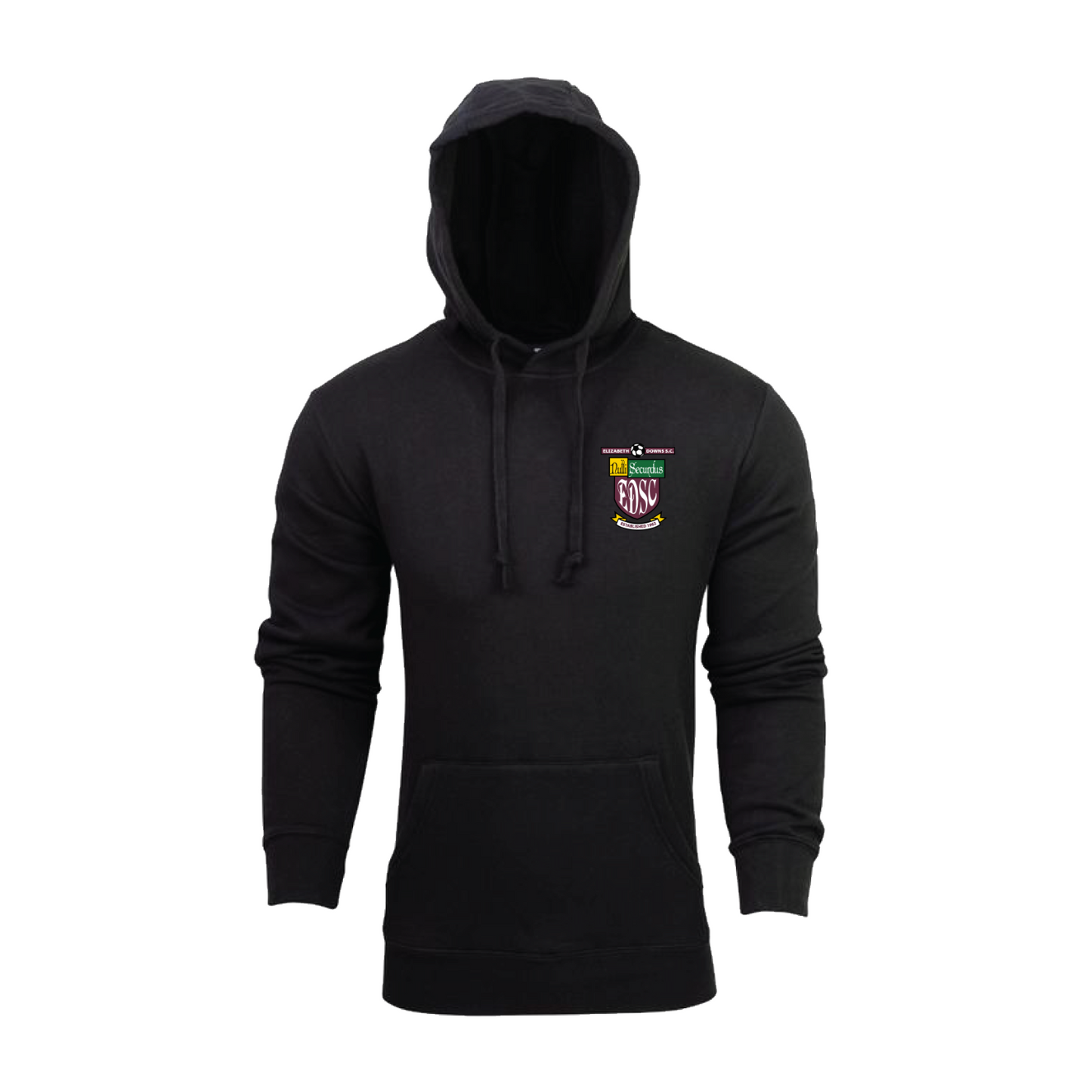ELIZABETH DOWNS SC HOODED SWEAT - BLACK