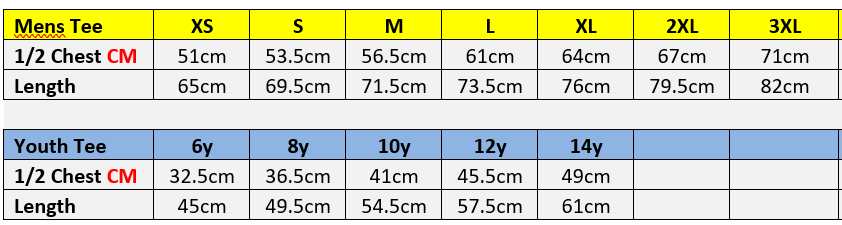YANKALILLA CC - CLUB TRAINING TEE SHIRT
