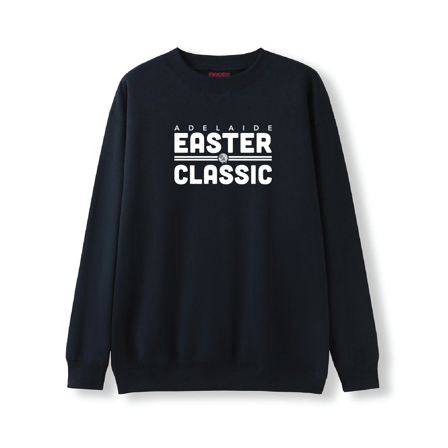 EASTER CLASSIC 2025 CREW NECK NAVY #2 TEAM & PLAYER NAMES ON BACK (MIN QTY 8+)