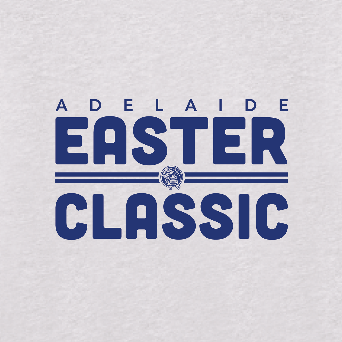 EASTER CLASSIC 2025 S/S TEE GREY MARLE #2 TEAM & PLAYER NAMES ON BACK (MIN QTY 8+)