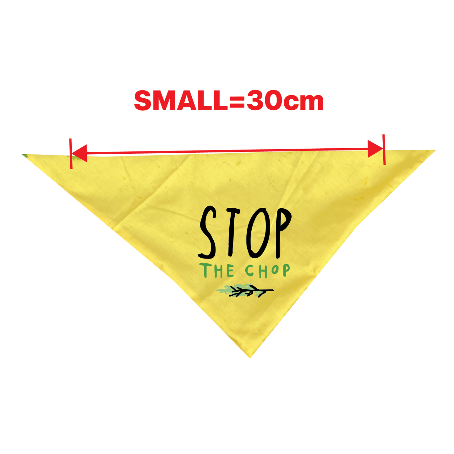 ADELAIDE PARK LANDS - STOP THE CHOP - YELLOW DOG BANDANA