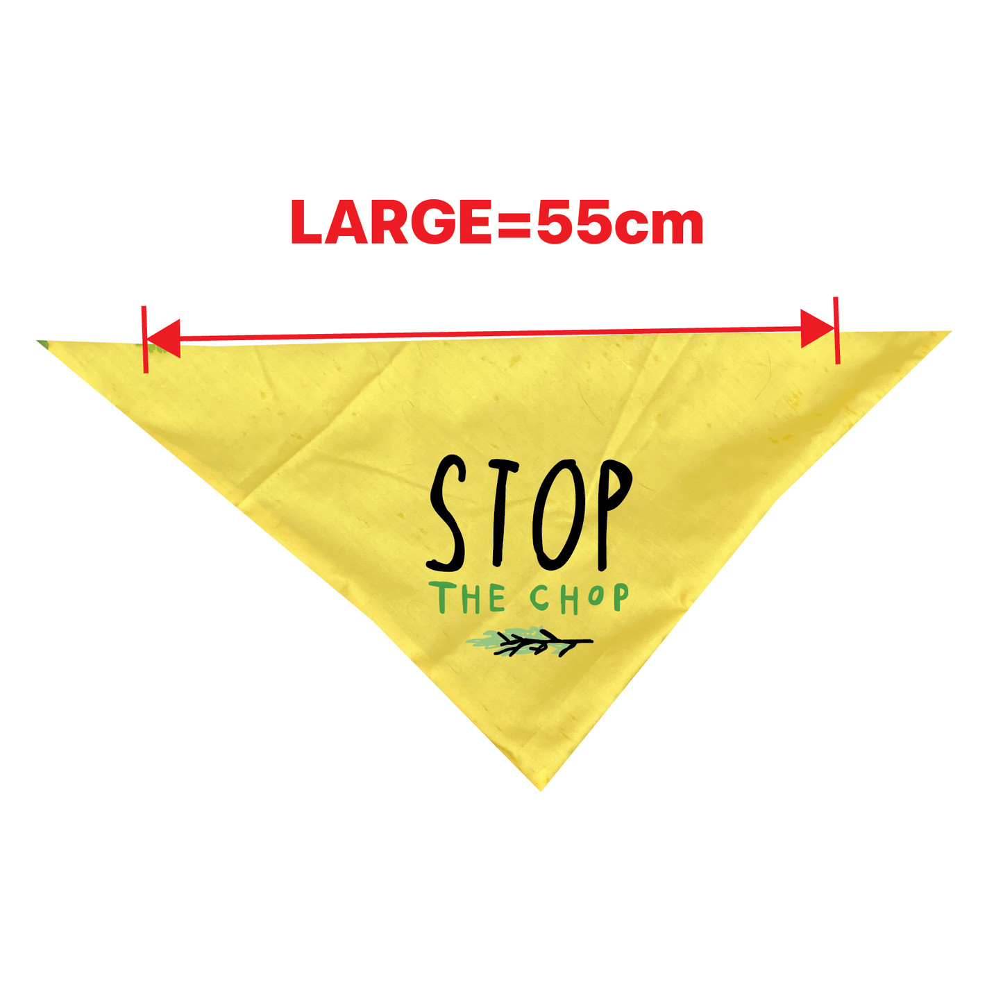 ADELAIDE PARK LANDS - STOP THE CHOP - YELLOW DOG BANDANA