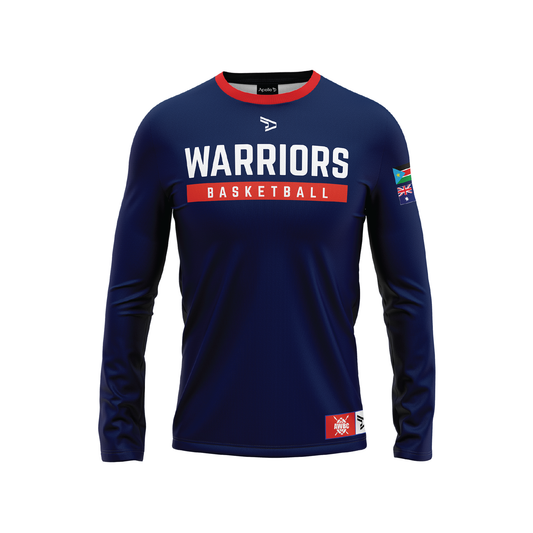 WARRIORS BASKETBALL CLUB WRM UP TEE WITH NAME  (AP260216)