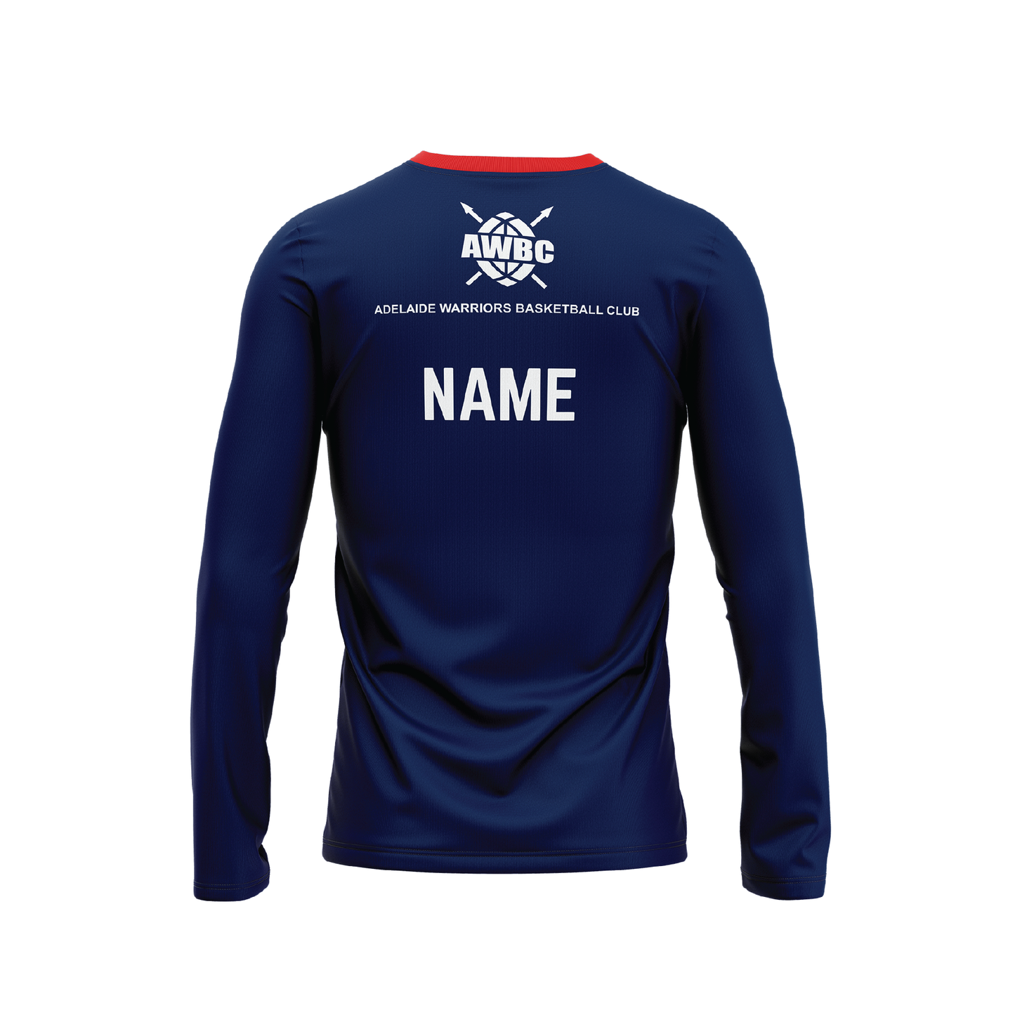 WARRIORS BASKETBALL CLUB WRM UP TEE WITH NAME  (AP260216)