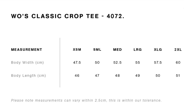 EAST ADELAIDE FC CLASSIC CROP TEE WOMENS ECRU (AP250364)