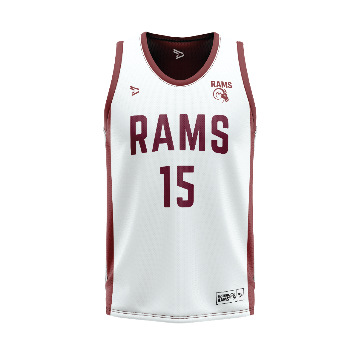 RAMS PLAYER SINGLET REVERSIBLE MAROON WHITE (AP250358)