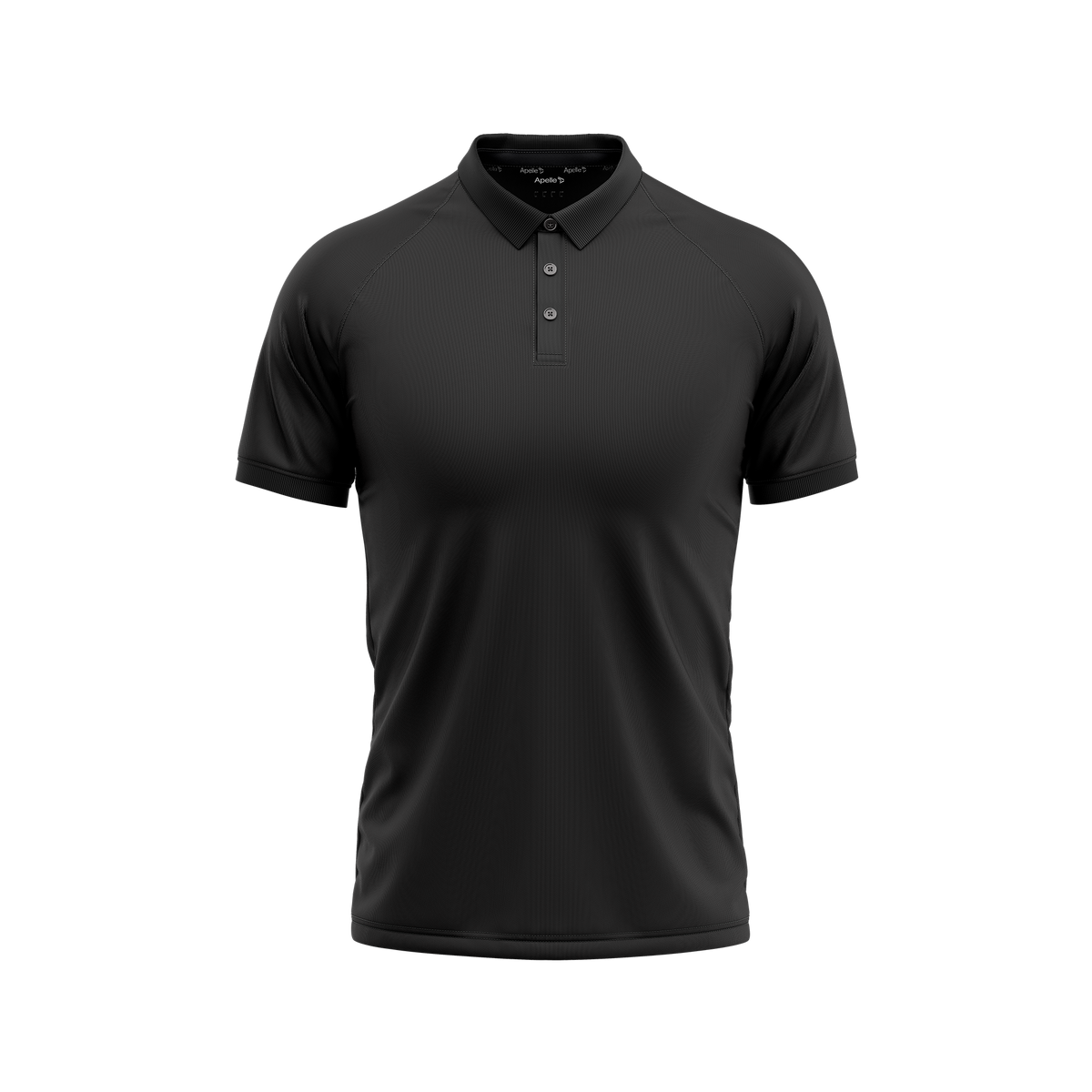 APELLE  PREMIUM BLACK POLO