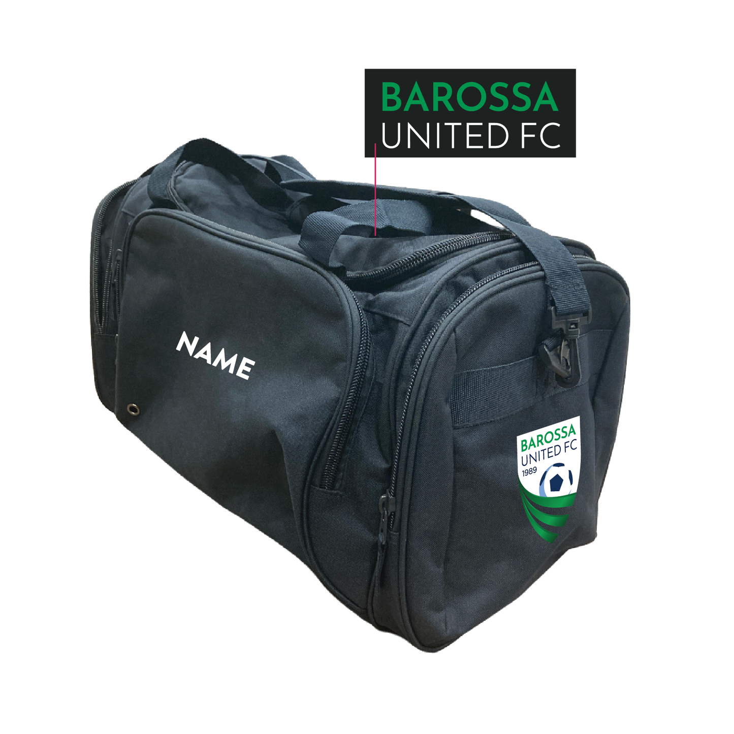 BAROSSA UNITED FOOTBALL CLUB - MEMBERS BAG - NAVY (AP260191)